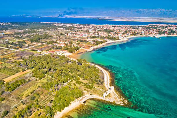 istock Island of Vir archipelago aerial panoramic view 1311528967