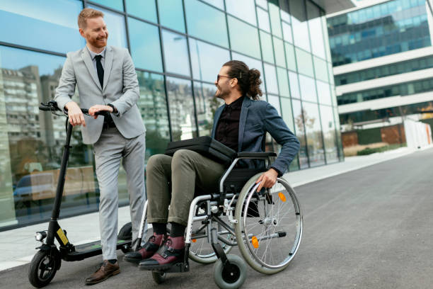 istock Two businessman outdoors stock photo 1311531058