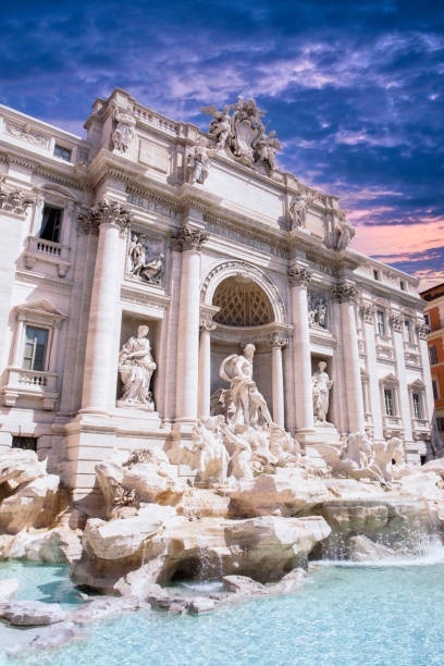 istock Trevi Fountain at Sunset 1311541719