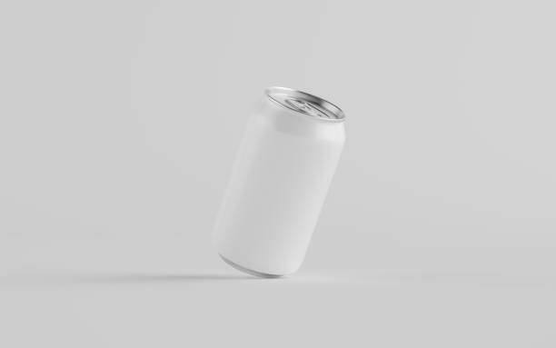 istock 12 oz. / 330ml Aluminium Can Mockup - One Can. Blank Label 1311546713