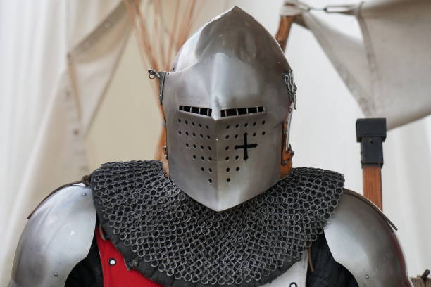 istock Knight armor on medieval market 1311566581