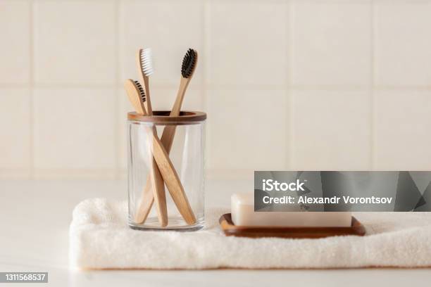 Toiletries Still Life Stock Photo - Download Image Now - Toothbrush, Bathroom, Environmental Conservation