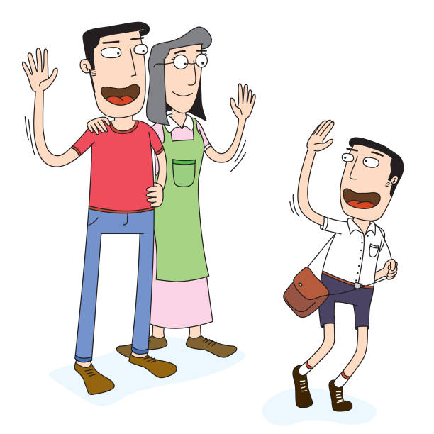 38 Parents Waving Goodbye Illustrations & Clip Art - iStock | Leaving for  college, Empty nest, Saying goodbye