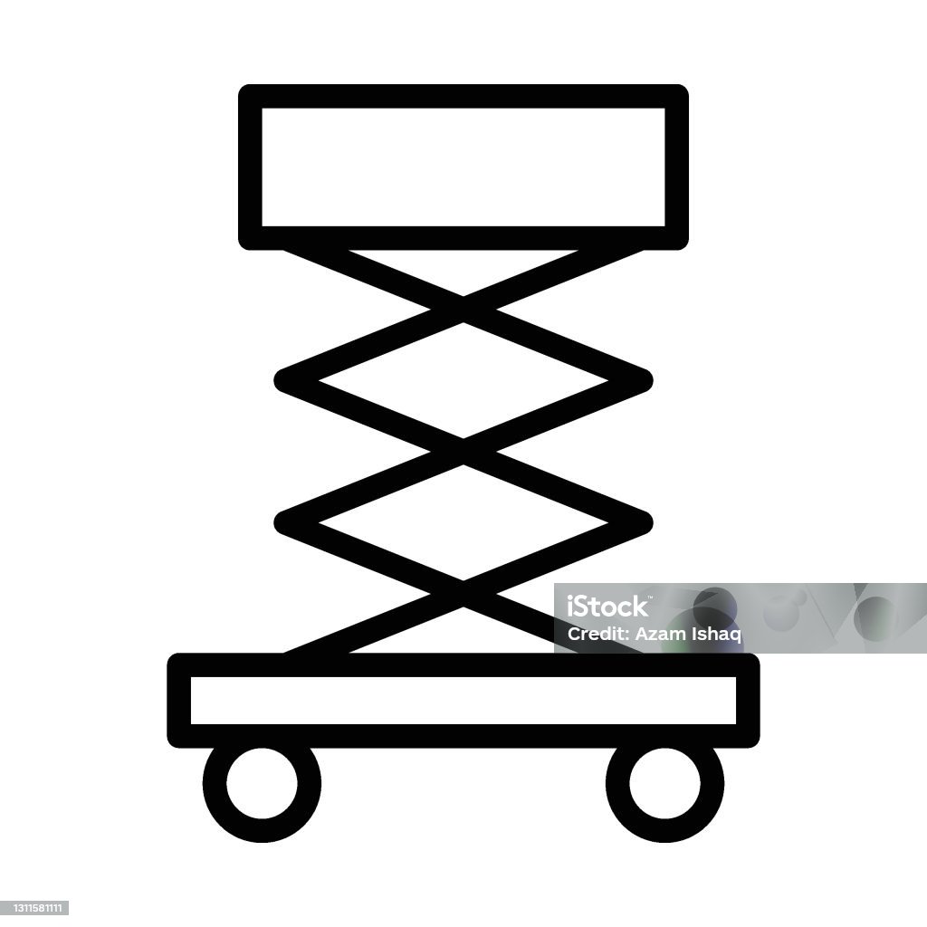 Scissor Lift Design Electric Hydraulic Lift Vector Industrial Cable Car Icon Stock Illustration - Download Image Now - iStock Scissor Lift Design Electric Hydraulic Lift Vector Industrial Cable Car Icon Stock Illustration - Download Image Now - iStock