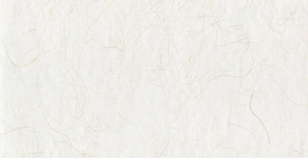 istock Natural japanese recycled paper texture. Horizontal banner 1311581830