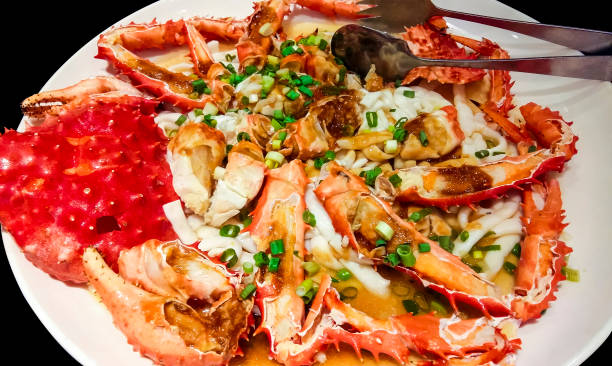 istock king crab legs meat on white plate 1311585723