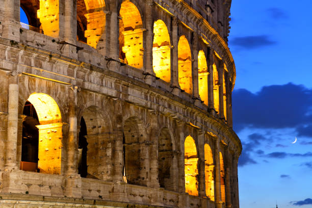 Coliseum by night