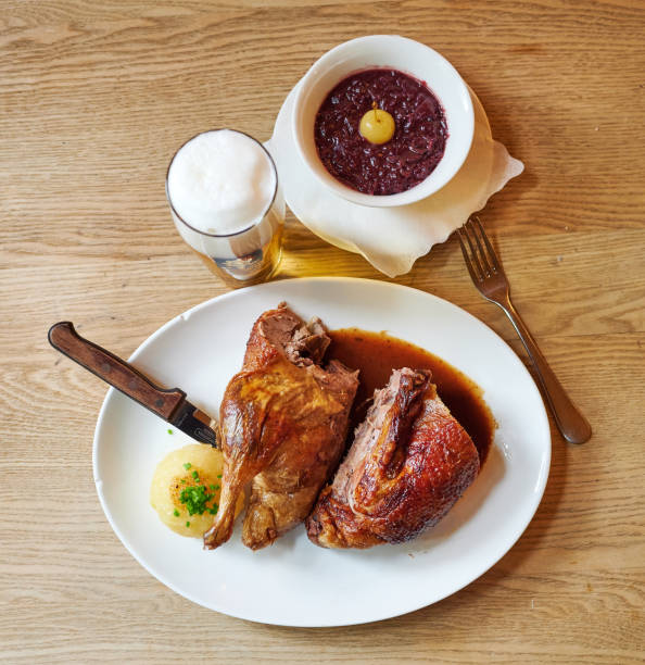 istock Bavarian duck crispy fried in the oven 1311594036