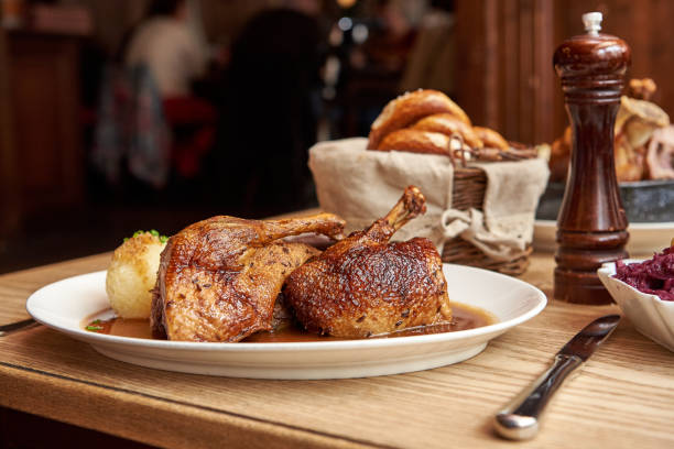 istock Bavarian duck crispy fried in the oven 1311595036