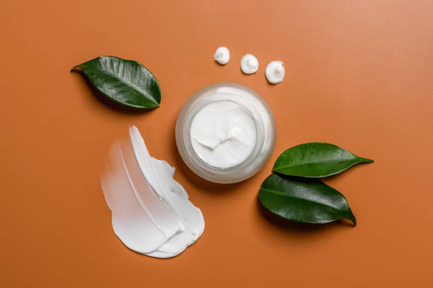 istock Glass skin cream jar 1311596876