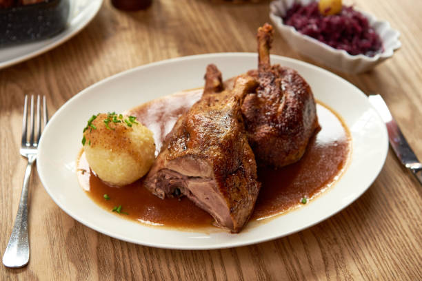 istock Bavarian duck crispy fried in the oven 1311596998
