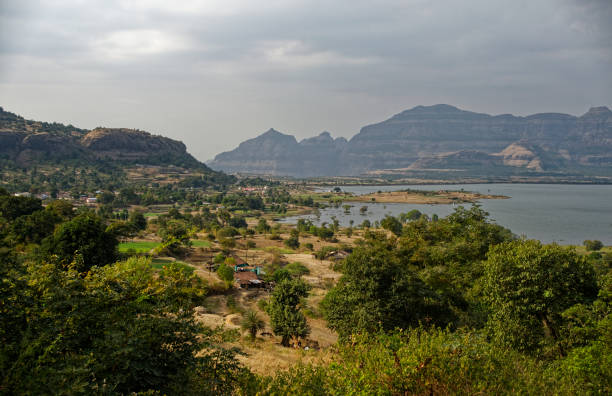 istock Water reservoir near mountain 1311599897