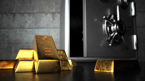 istock Fine Gold Bars 1000g Opened Safe 1311600110
