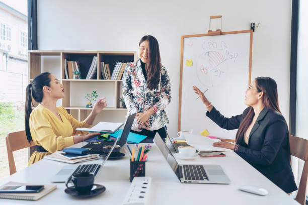 istock Corporate business team and Creative manager in a meeting. 1311600344
