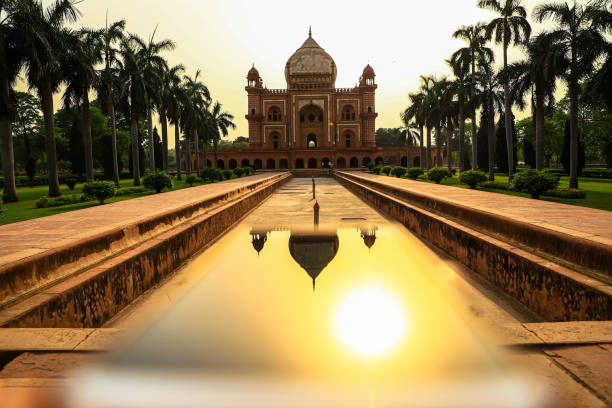 istock A reflection of Safdarjung tomb in mobile. 1311605833