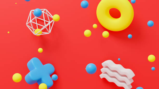 istock 3d render of abstract geometric form or shapes 1311607347