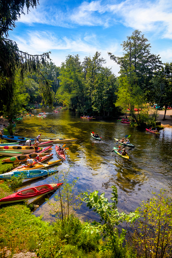 Holidays in Poland - canoeing on the Krutynia River in Masuria, land of a thousand lakes