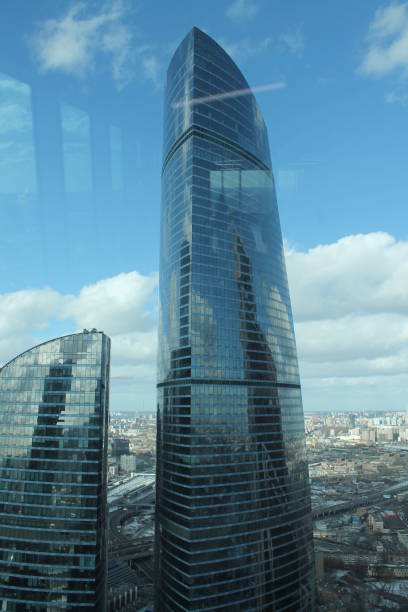 istock Moscow / Russia-03.09.2019: Moscow City (Federation Tower) Tower East and Tower West. 1311621032