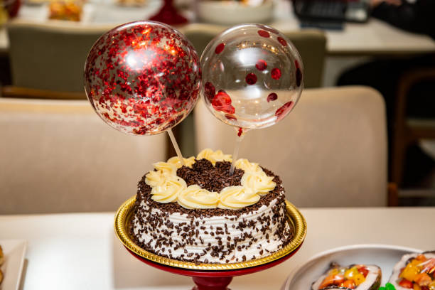 istock A cake confectioned in a bowl on the buffet table. 1311629972