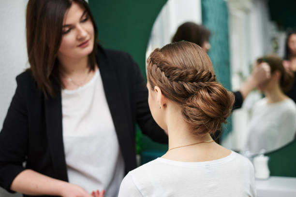 istock Female in beauty salon 1311643353