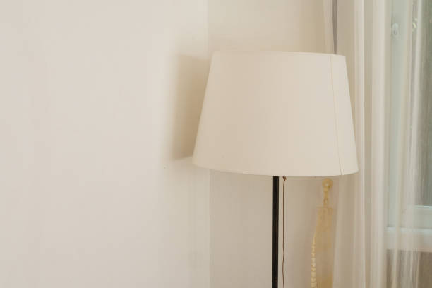 istock white light lamp on white wall background and curtain room decoration interior design with minimal simple but luxury modern living lifestyle 1311644804