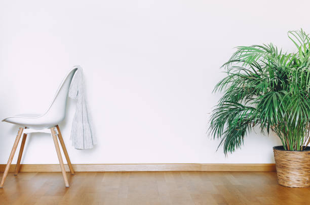 istock Interior in airy light scandinavian style mockup 1311648861
