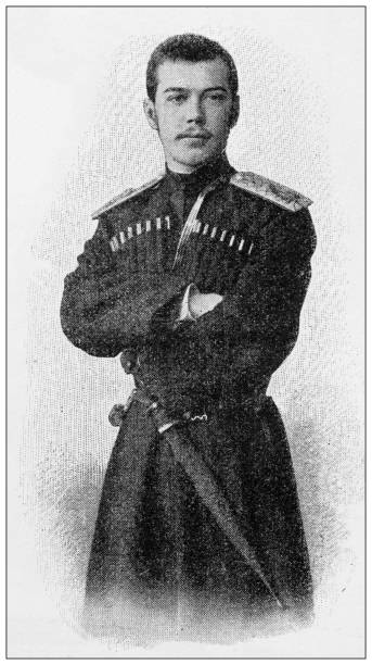istock Antique black and white photograph: Nicholas II of Russia 1311648885