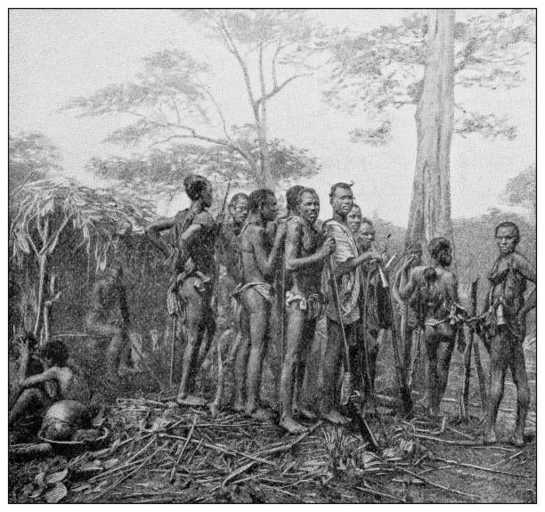 istock Antique black and white photograph: African exploration 1311659731