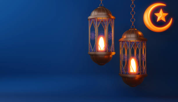 istock Ramadan Kareem background, mosque building, 3d rendering. 1311662754