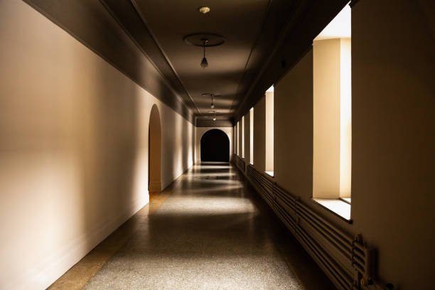 istock view of a long corridor 1311666082