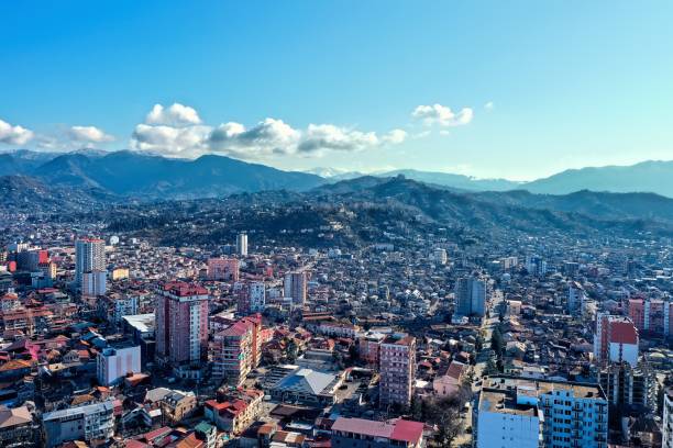istock Batumi city view from drone 1311666509