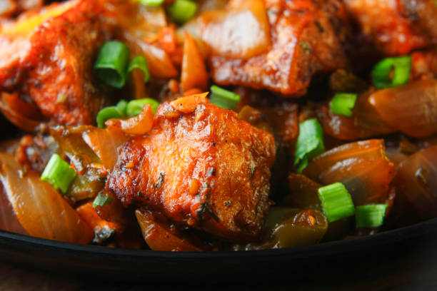 istock Chilli paneer indian snack food 1311668415