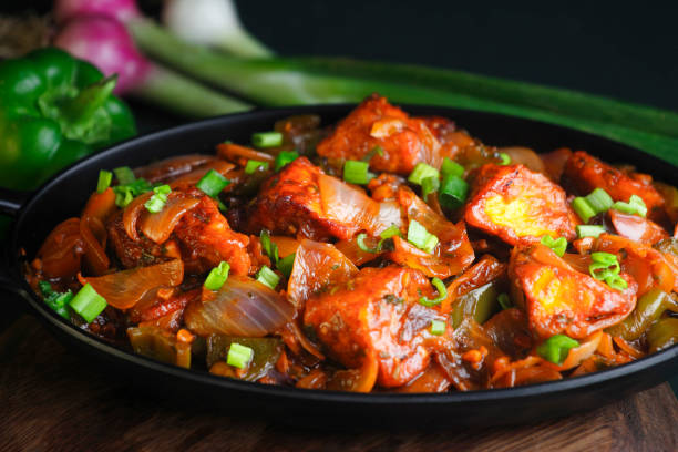 comida de refrigerio indio paneer de chile - chicken tandoori fotografías e imágenes de stock