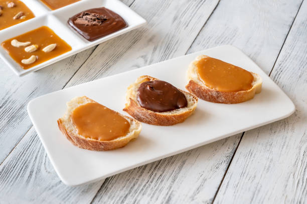 istock Sandwiches with different types of caramel 1311672861