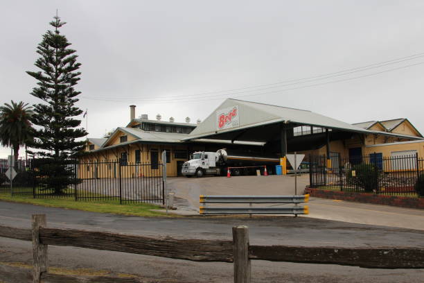 Building of the Bega Cheese Company stock photo