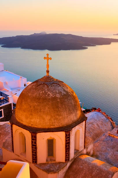 istock Greek church in Santorini 1311678436