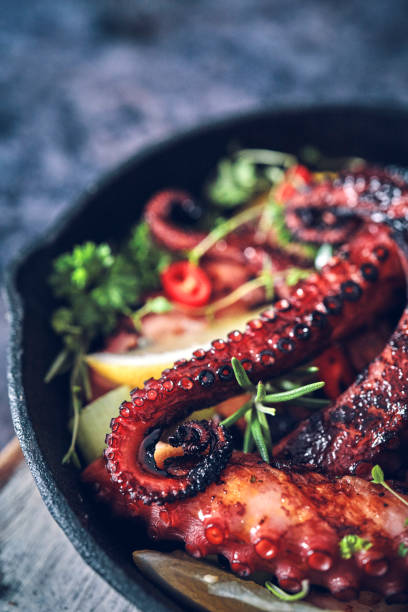 istock Octopus Tentacles with Sea Salt and Fresh Lemon 1311679836