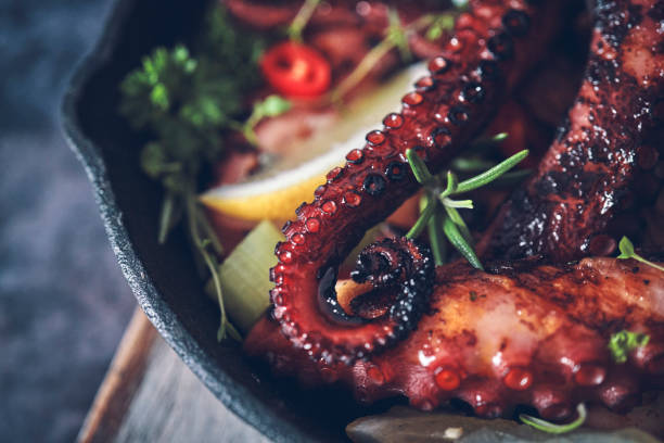 istock Octopus Tentacles with Sea Salt and Fresh Lemon 1311679887