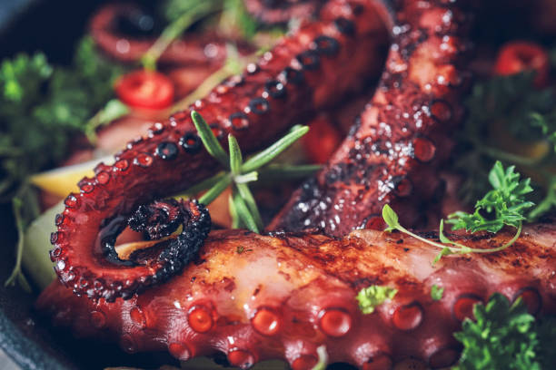 istock Octopus Tentacles with Sea Salt and Fresh Lemon 1311679890