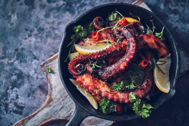 istock Octopus Tentacles with Sea Salt and Fresh Lemon 1311679952