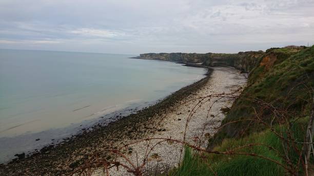 istock Omaha Beach, one of Normandy D-Day landing beaches. 1311681037
