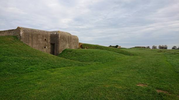 istock Longues-sur-Mer German battery, Arromanches in Normandy. 1311681045