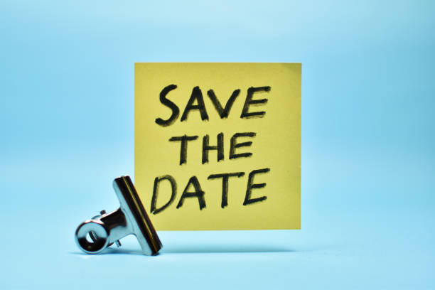 SAVE THE DATE SAVE THE DATE reservation stock pictures, royalty-free photos & images