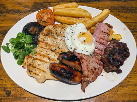 Mixed grill dinner