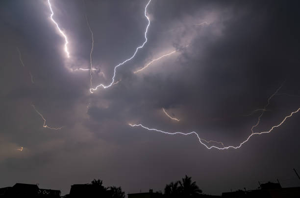 istock the amazing thunder storm in india at night 1311700229