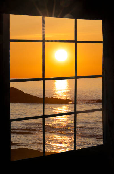 istock Sunset over Saint Laurence River, Gaspesie. 1311704018