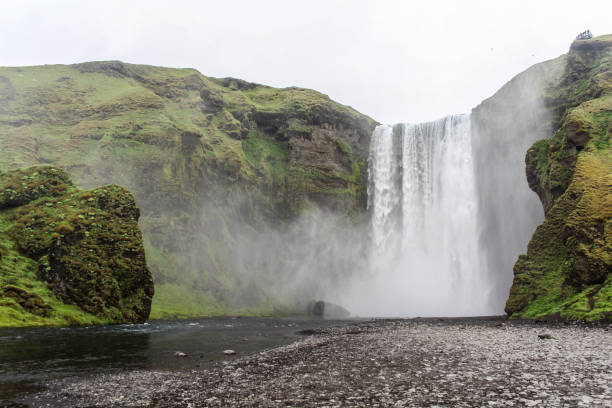 istock Magnificent Skogarfoss waterfall in Iceland 1311706012