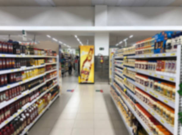 istock Shelves in the supermarket 1311706644