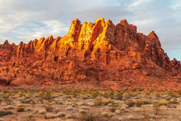 istock Dramatic Valley of Fire State Park Landscape Views 1311711124