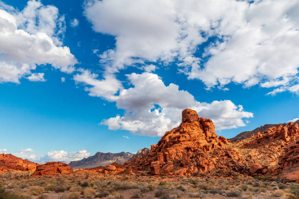 istock Dramatic Valley of Fire State Park Landscape Views 1311711269